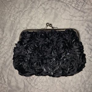Black Rose Coin Purse
